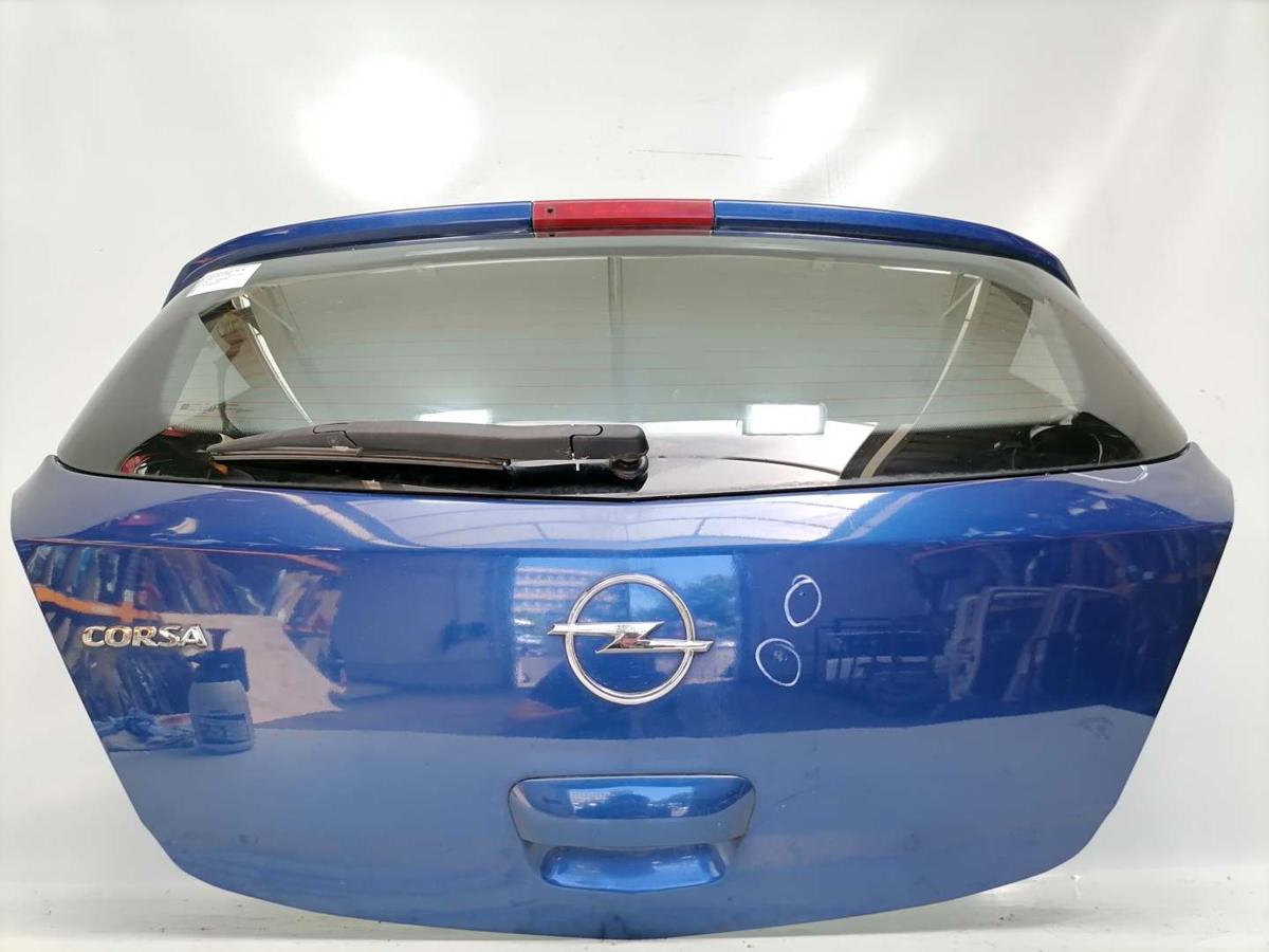 Opel Corsa D original Heckklappe mit Heckscheibe Z21B Ultrablau 5-Türer Bj.2007